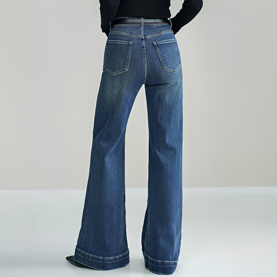 Tamia - Jeans Elegantes de Cintura Media