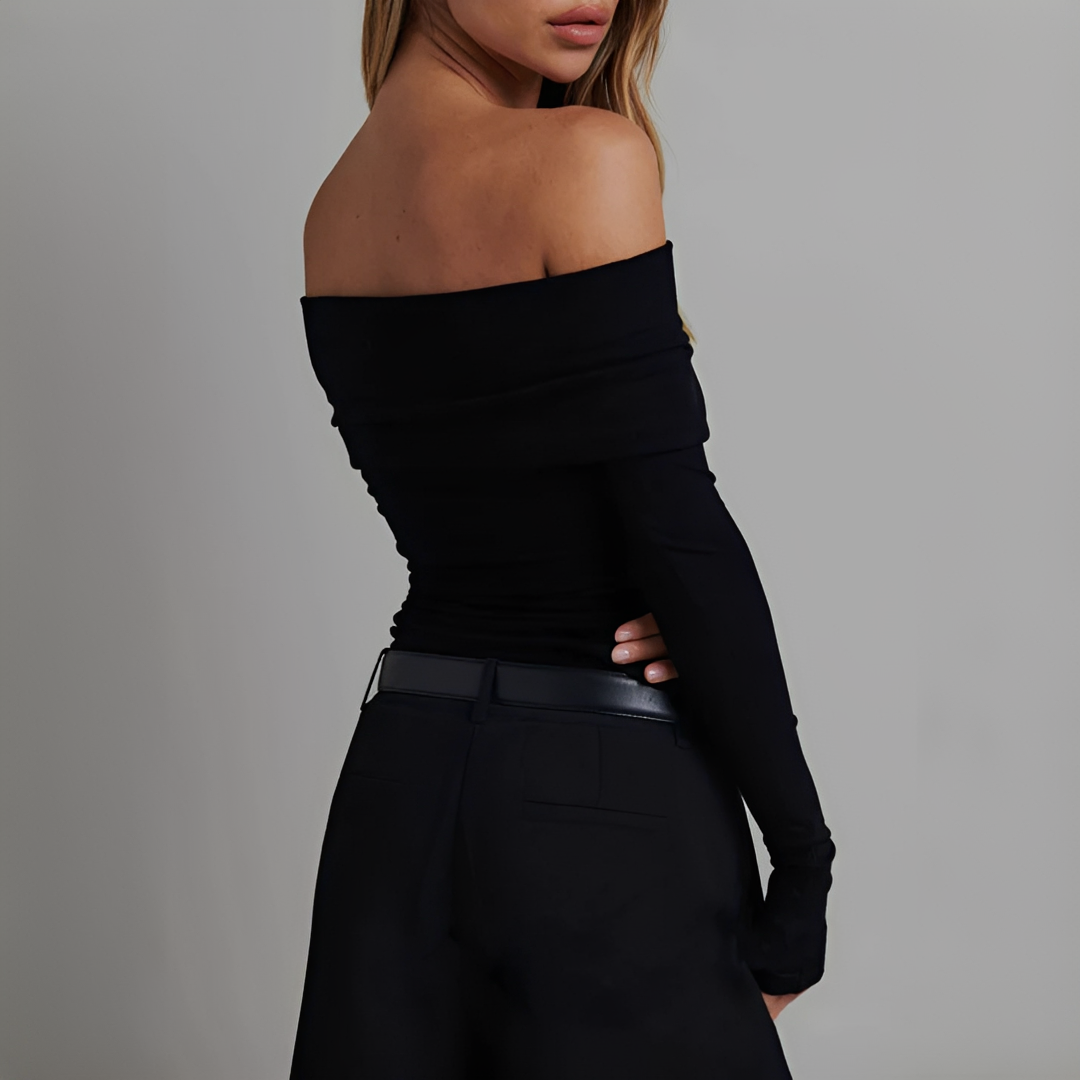 Kathryn - Camisa Chic sin Hombros