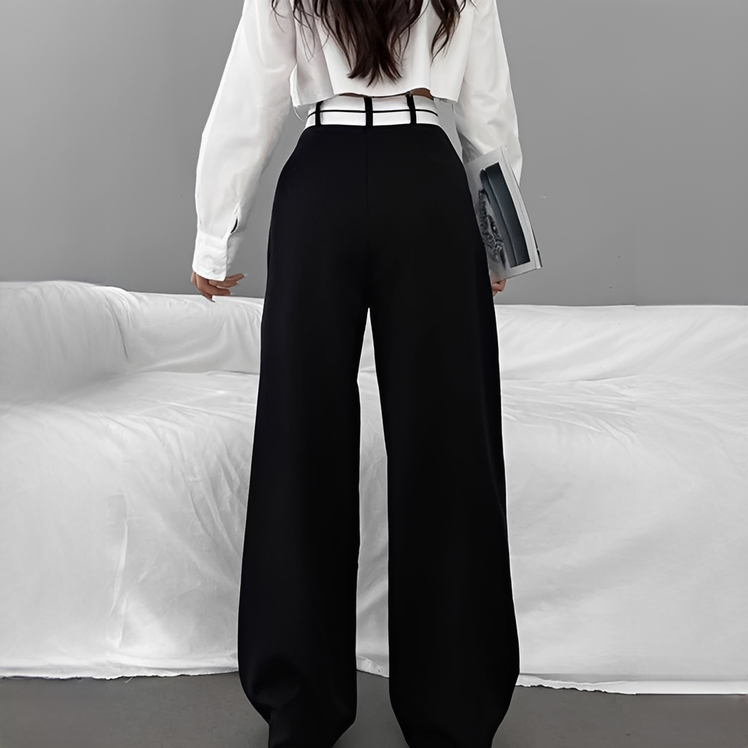Aurilla - Elegantes pantalones de pierna ancha