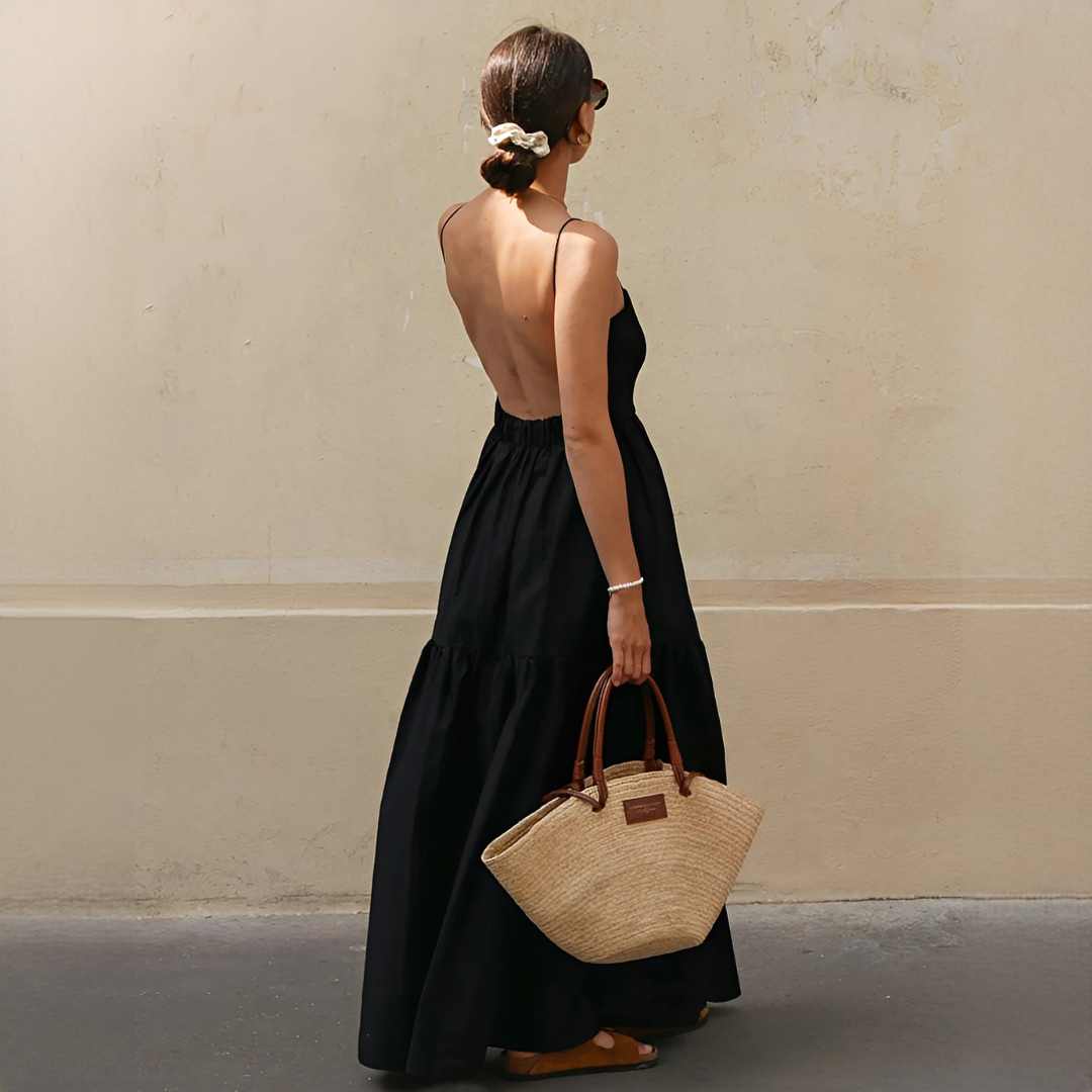 Melou - Vestido largo elegante y chic