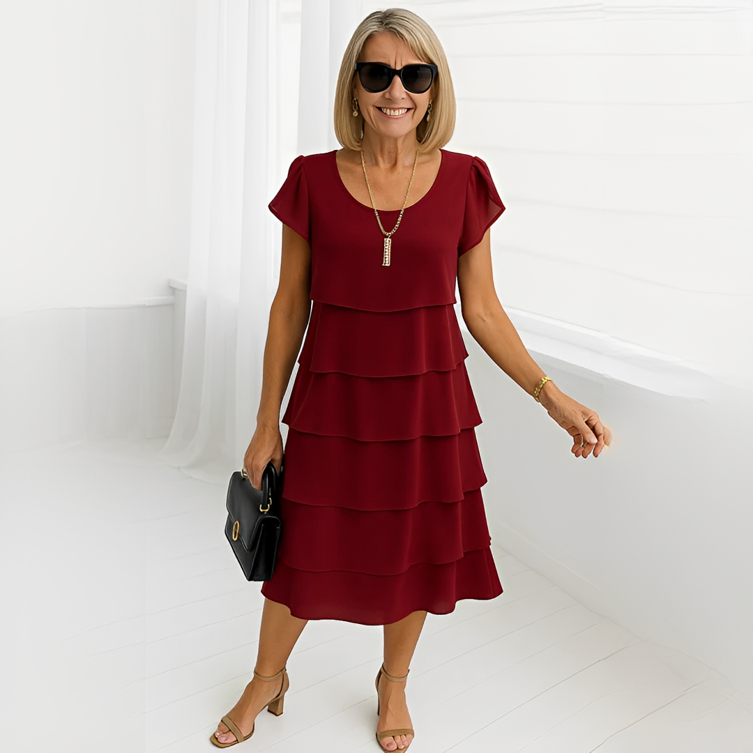 Keren - Vestido midi estiloso