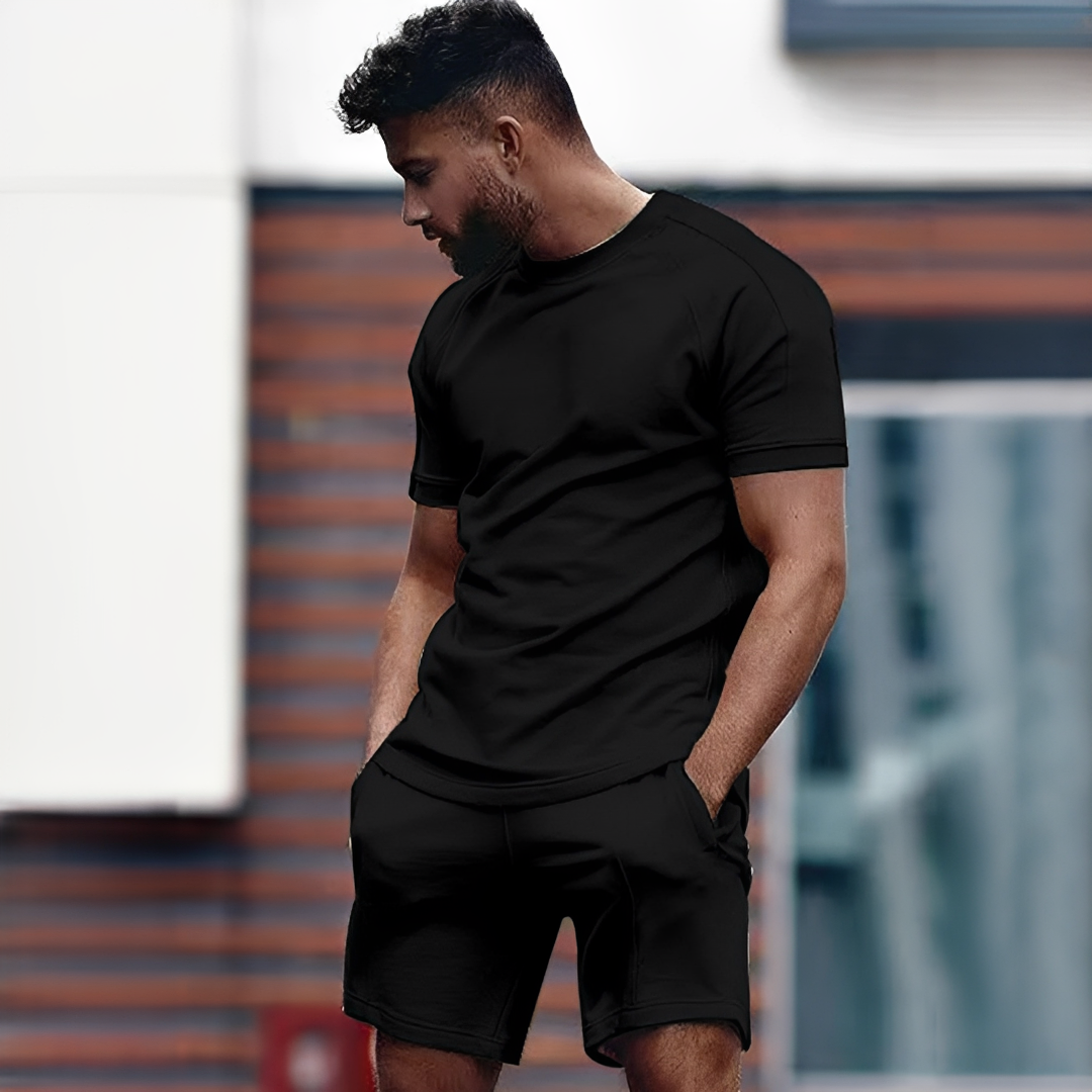 Drake - Set de camiseta y short para hombre - para días cálidos