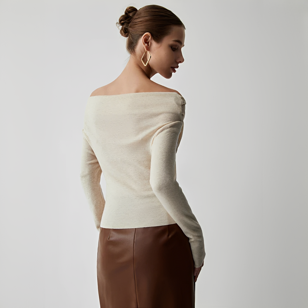 Venise - Top elegante de hombros descubiertos