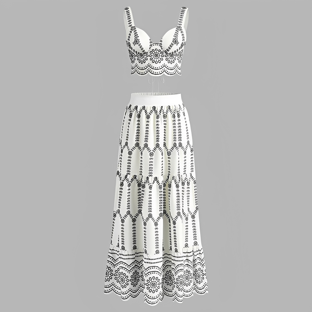 Melisa - Conjunto elegante de dos piezas
