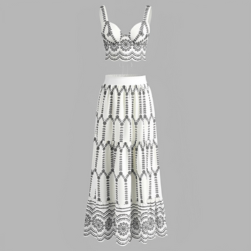 Melisa - Conjunto elegante de dos piezas