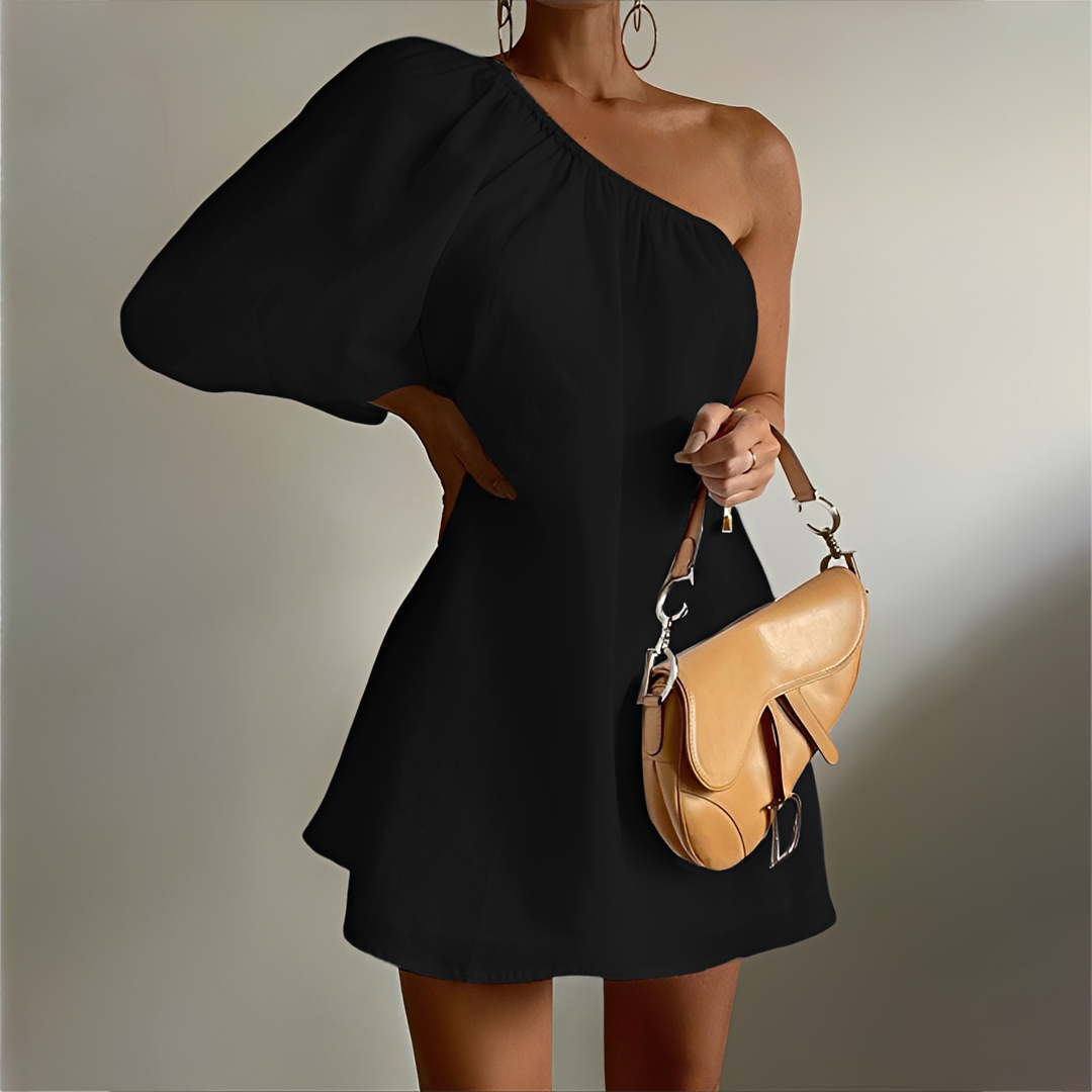 Jessy - Vestido Corto de Una Manga