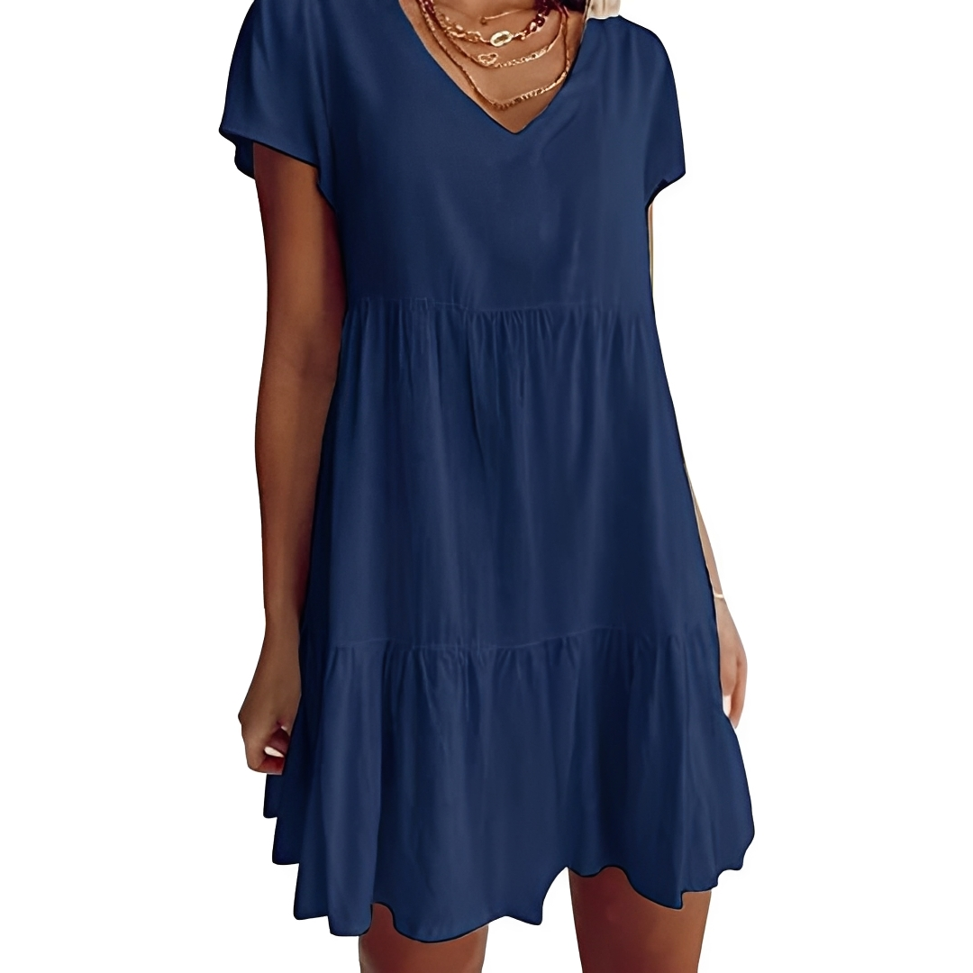 Judith - Mini Vestido Holgado Casual