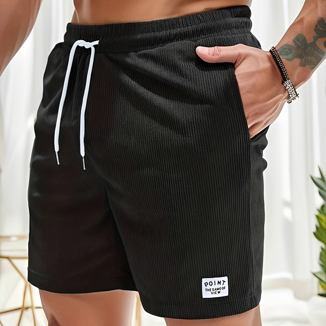 Devonto - Bañadores de verano con rayas cómodas para hombres