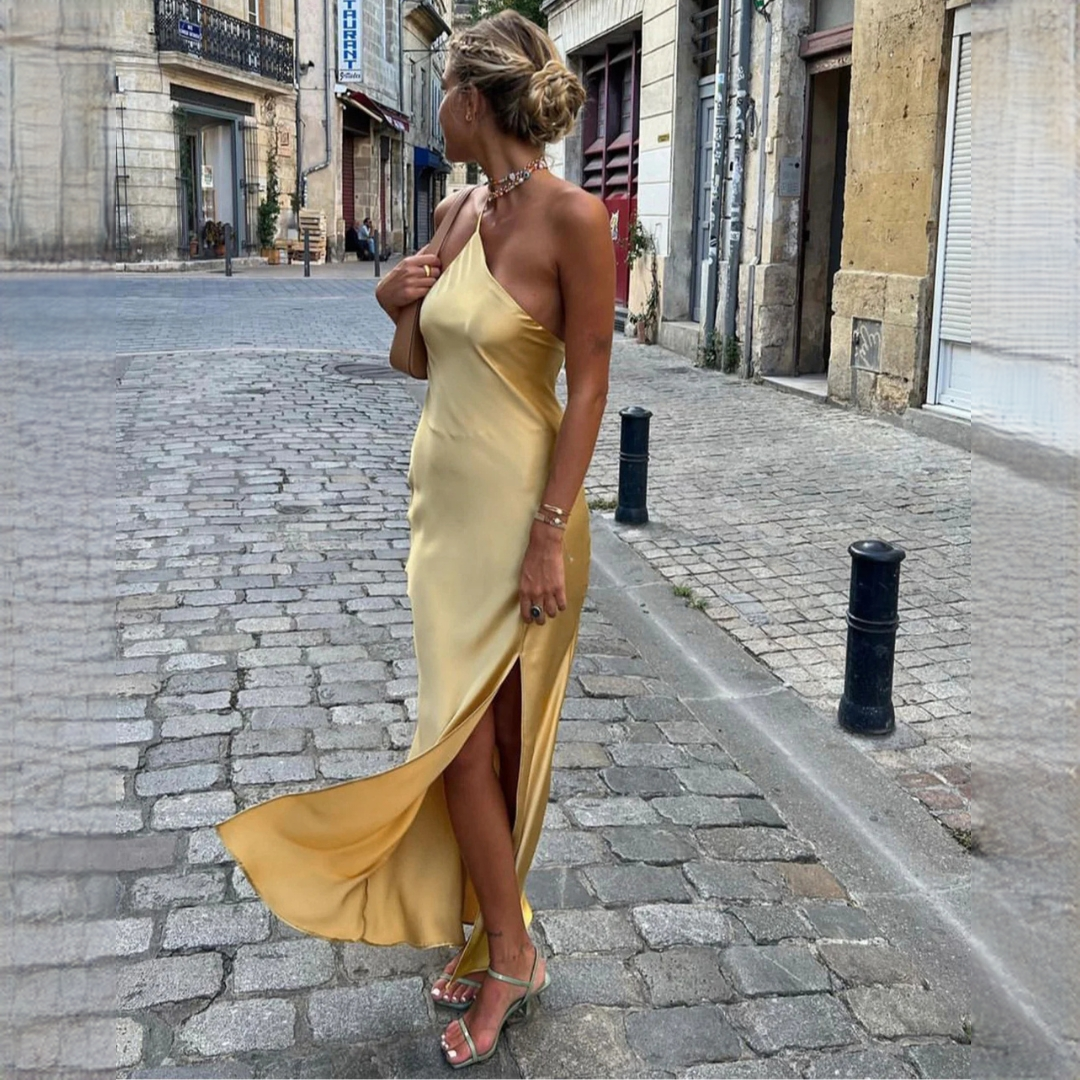 Arcelie - Vestido largo estiloso y chic