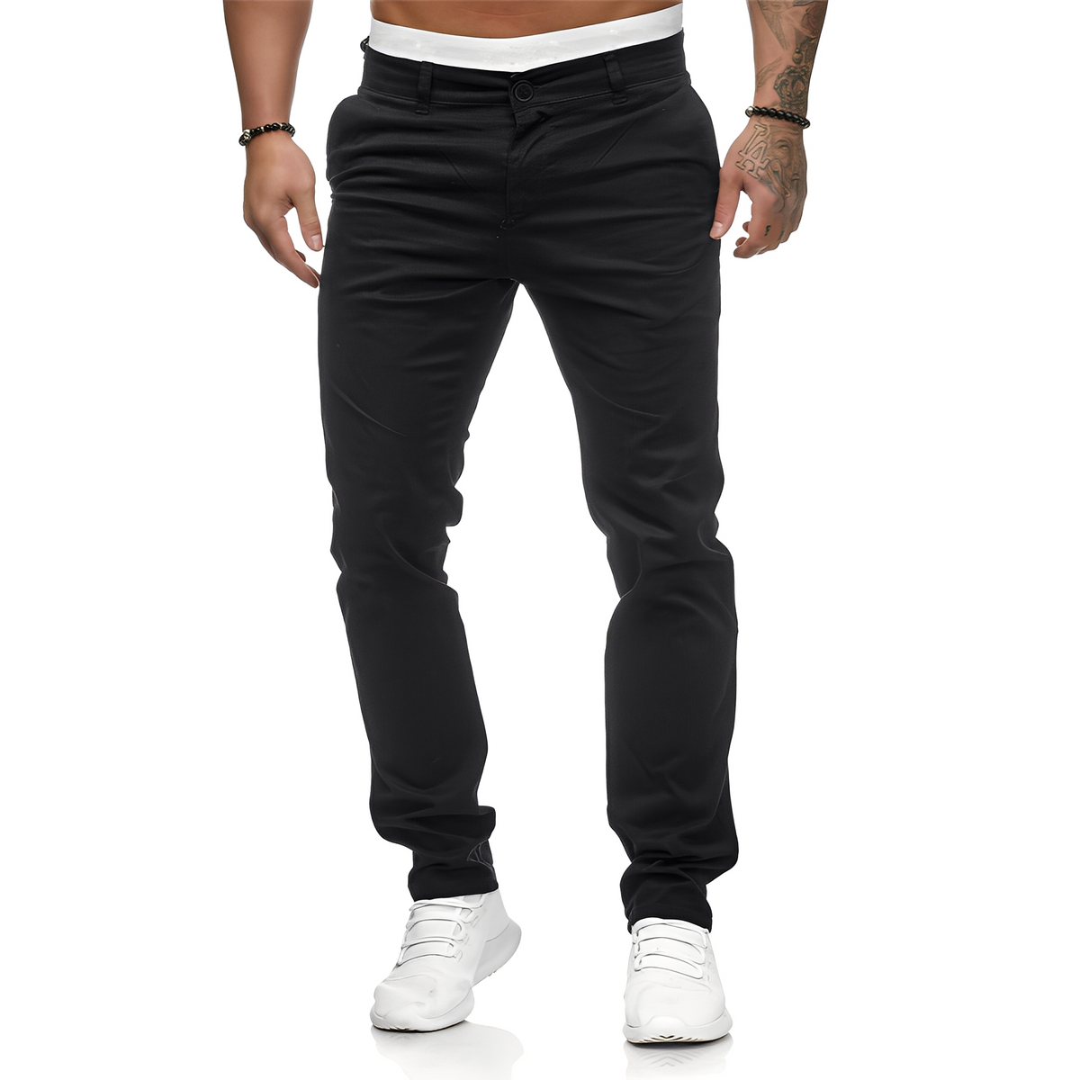 Colby - Pantalones confortables de corte ajustado