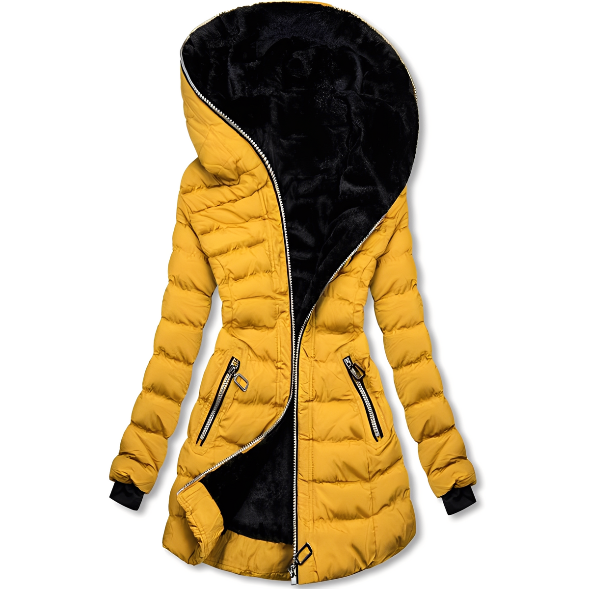 Jasmine - Chaqueta con capucha moderna