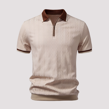 Bryn - Polo con Cremallera Estiloso