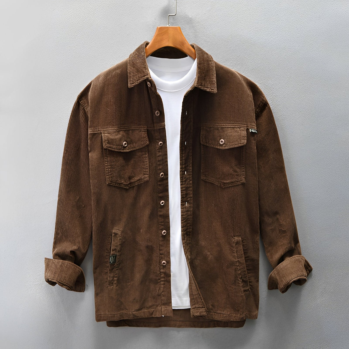 Luis - Camisa de Pana Hombre - Casual y Cómoda
