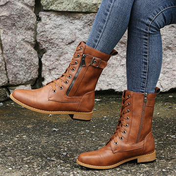 Katerina - Botas Elegantes de Tacón Bajo