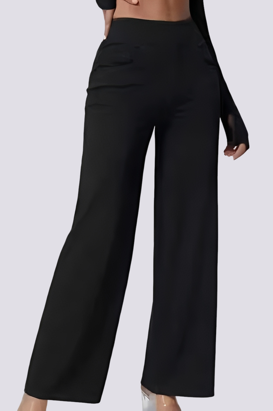 Carrie - Pantalones de Tiro Alto Elegantes