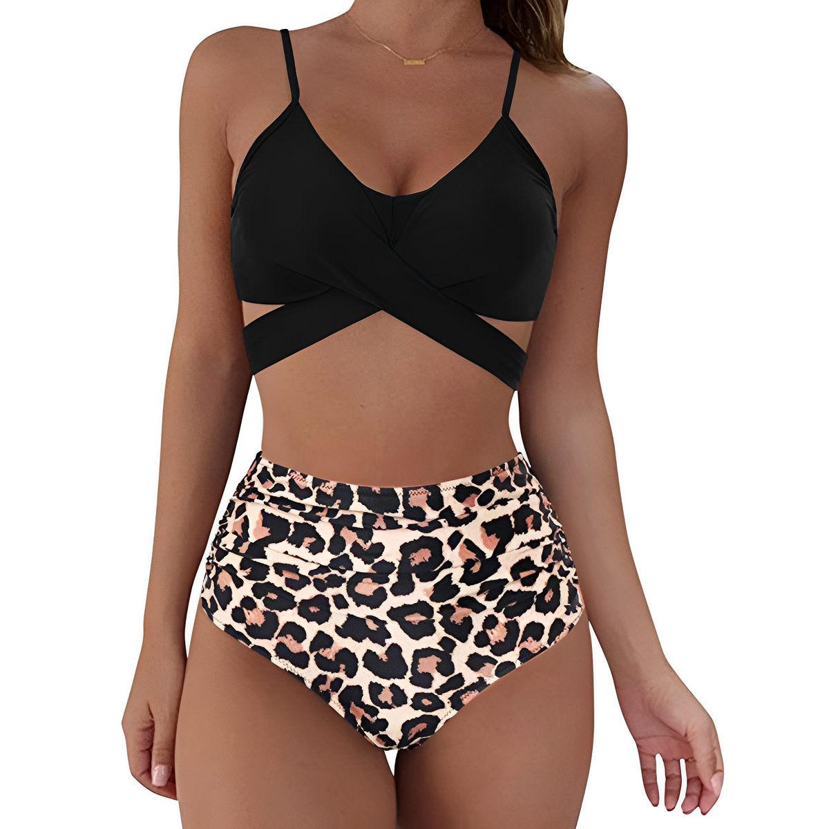 Rosie - Bikini elegante con cintura alta para mujeres