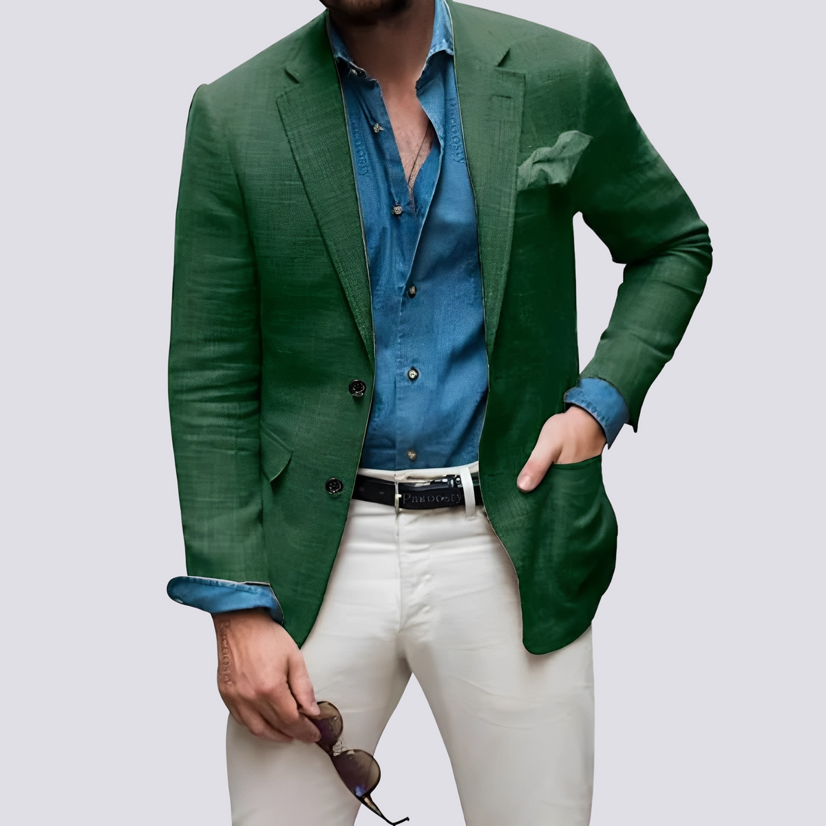 Glenn - Chaqueta elegante para hombres con botones