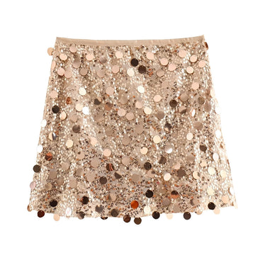 Abbey - Mini Falda Elegante con Lentejuelas