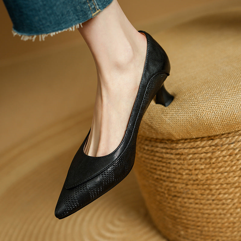 Charlotte - Tacones Elegantes de Punta