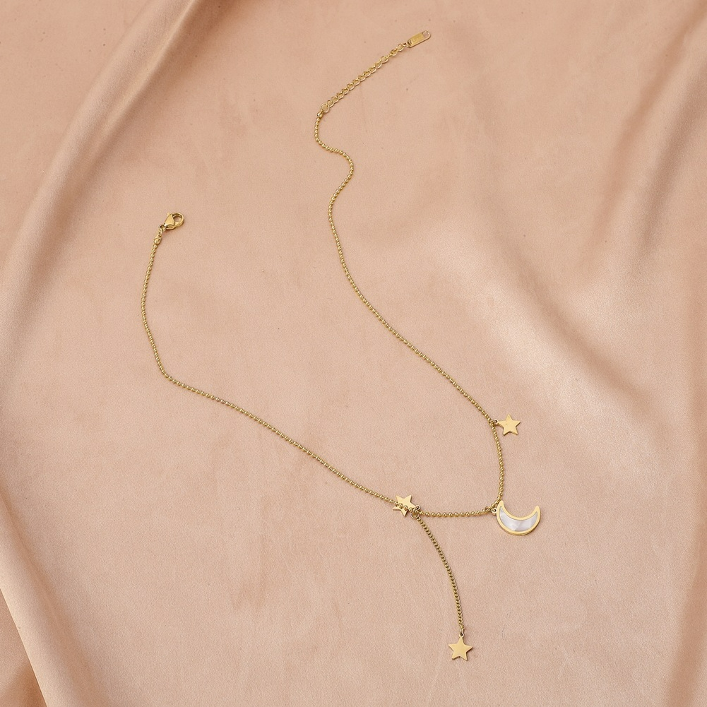 Collar Estrella y Luna - Media Luna