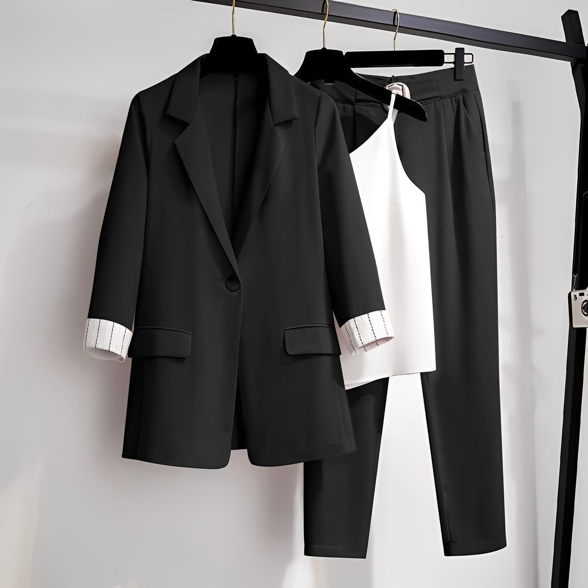 Paula - Conjunto de chaqueta de tres piezas elegante para damas