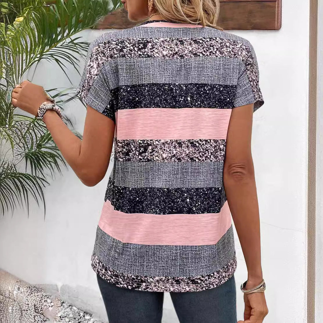 Poppie - Blusa a Rayas Elegante
