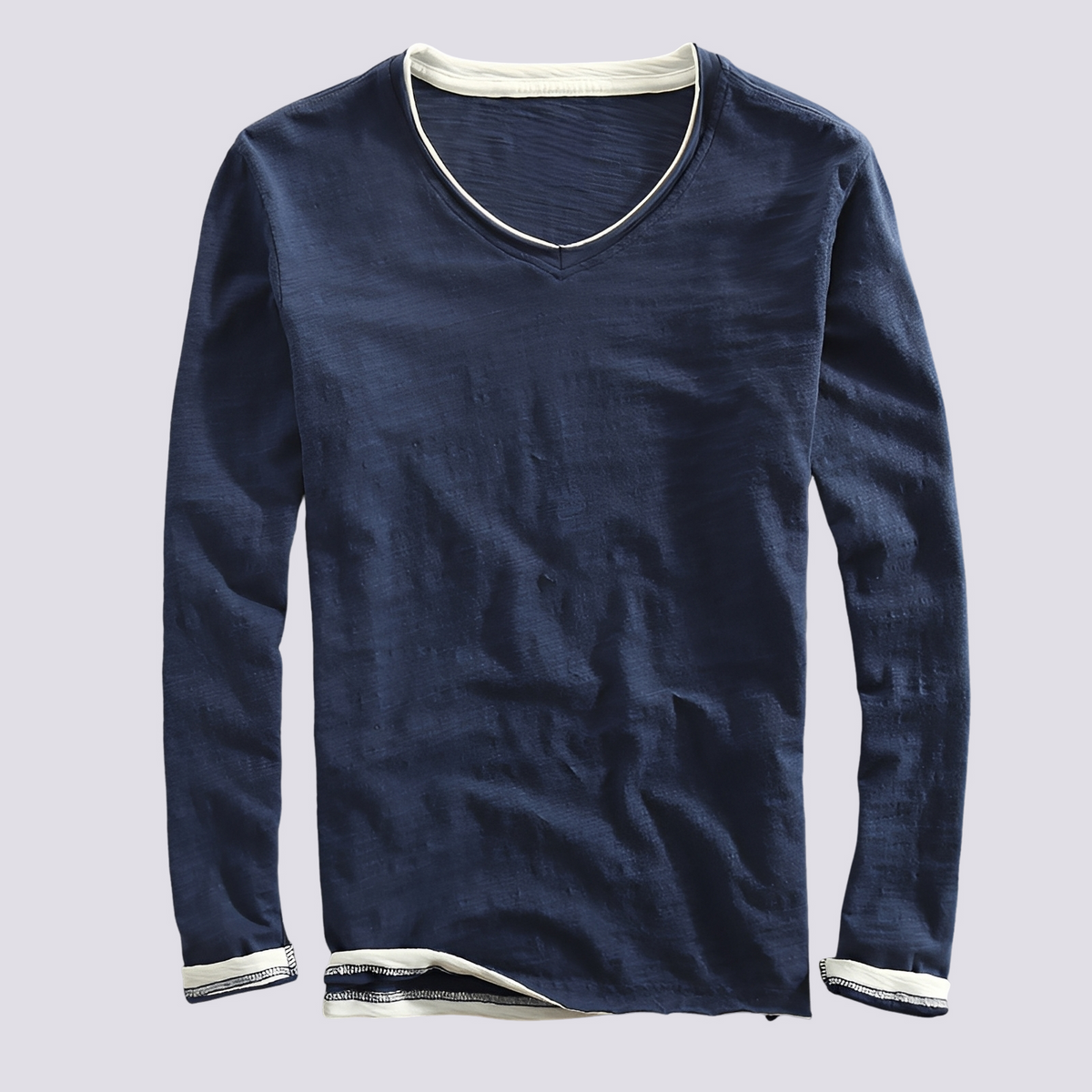 Jack - Camisa Elegante de Manga Larga Desgastada