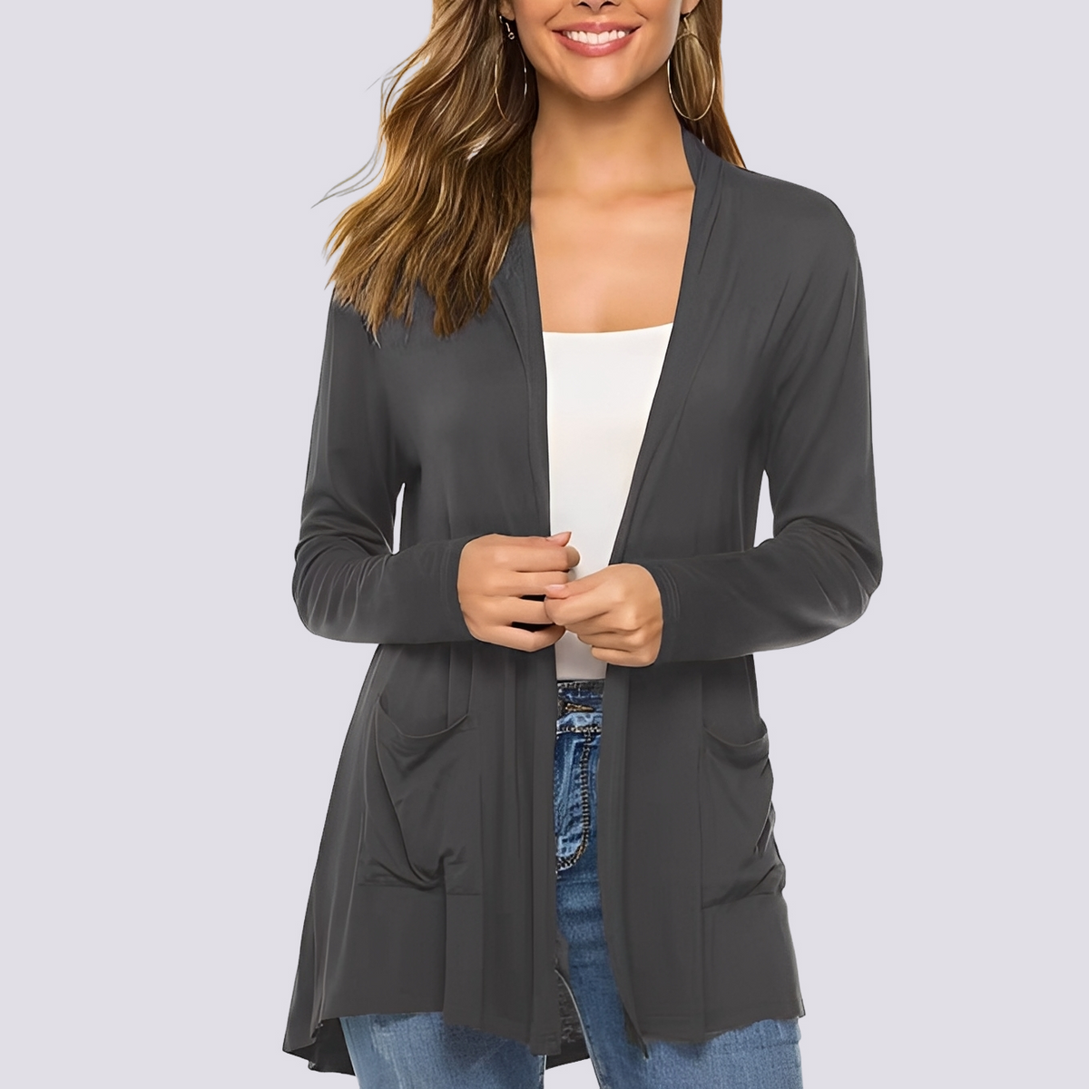 Bertha - Chaqueta Casual de Manga Larga