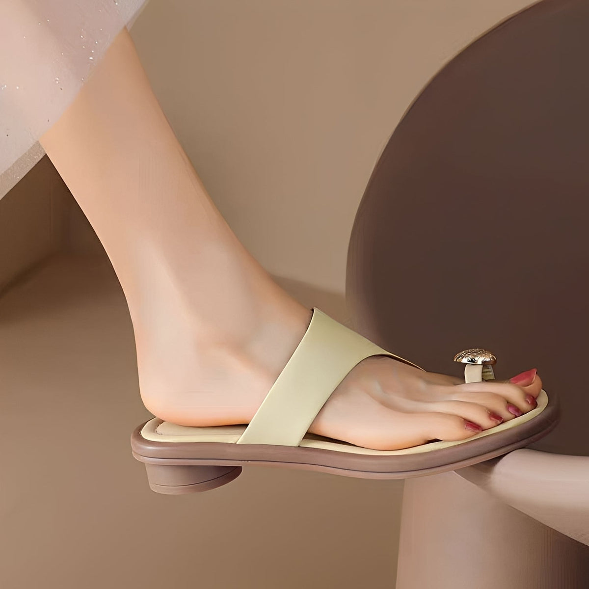 Deanna - Zapatillas Elegantes con Hebilla en la Punta