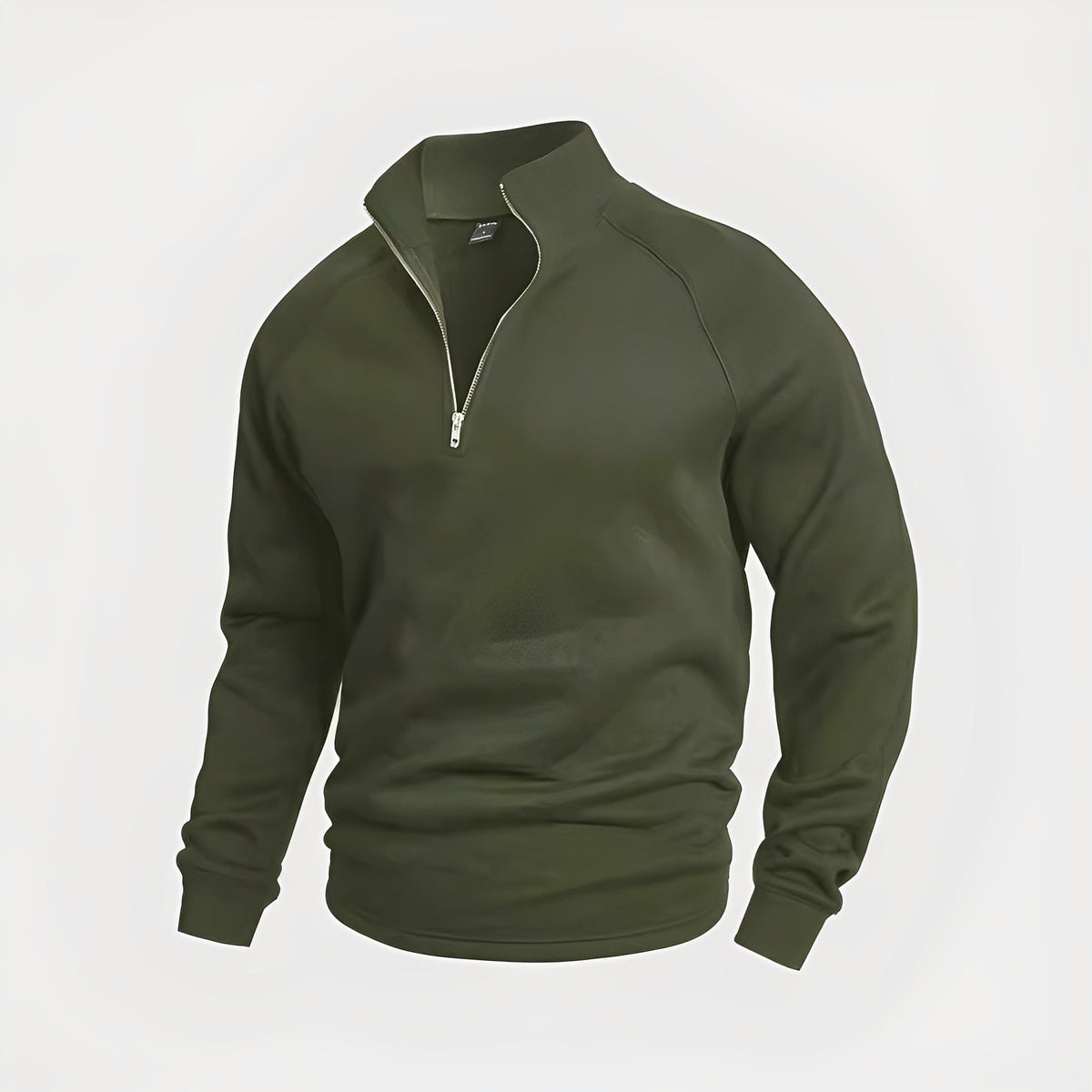 Wiley - Jersey confortable para hombre con cierre