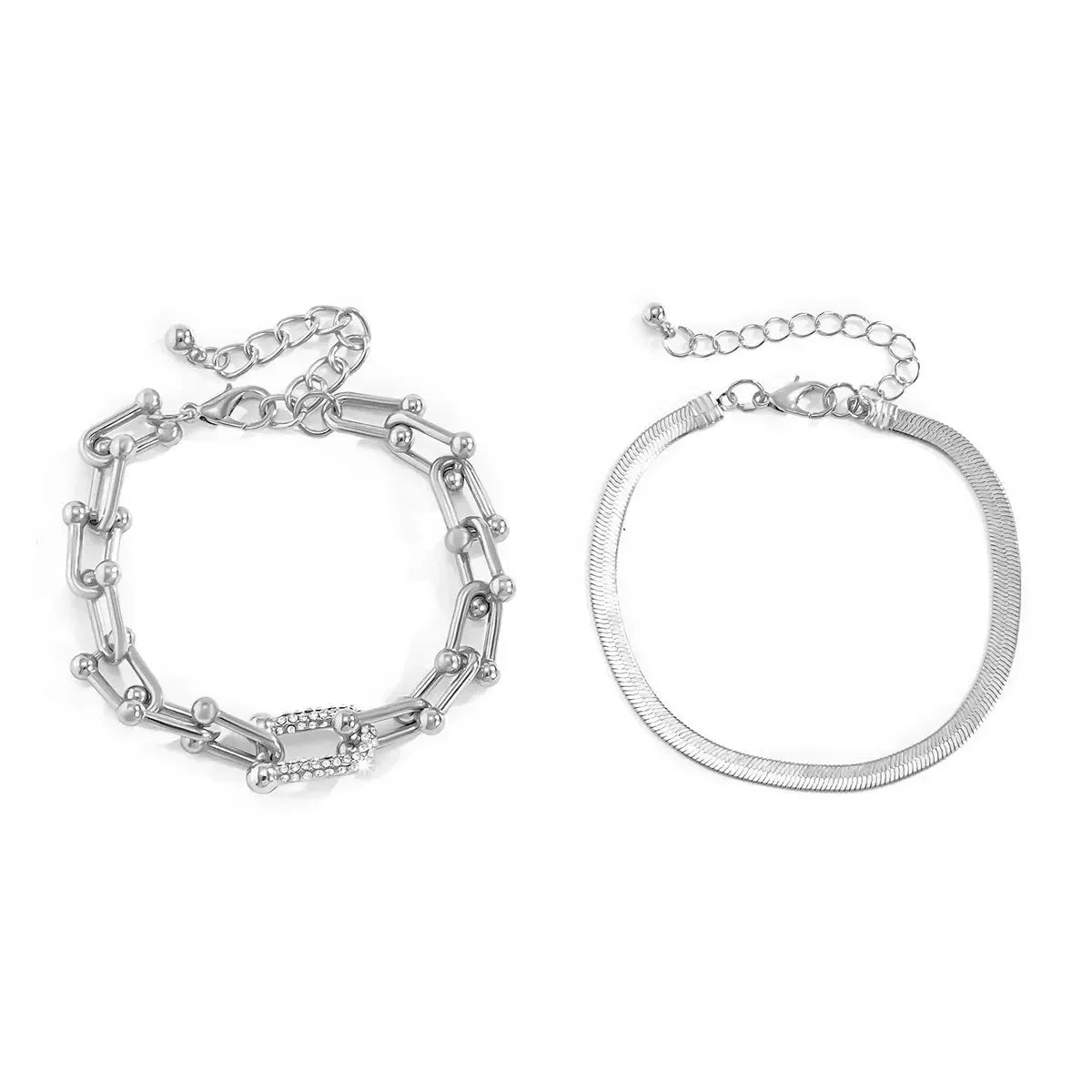 Maelys – Set de Pulseras Cadena y Serpiente