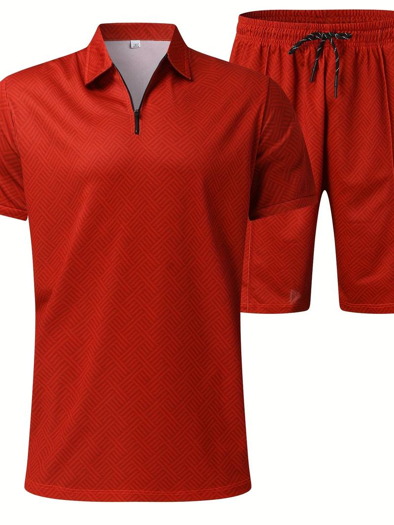 Theodore - Conjunto de 2 piezas para hombres, confort casual