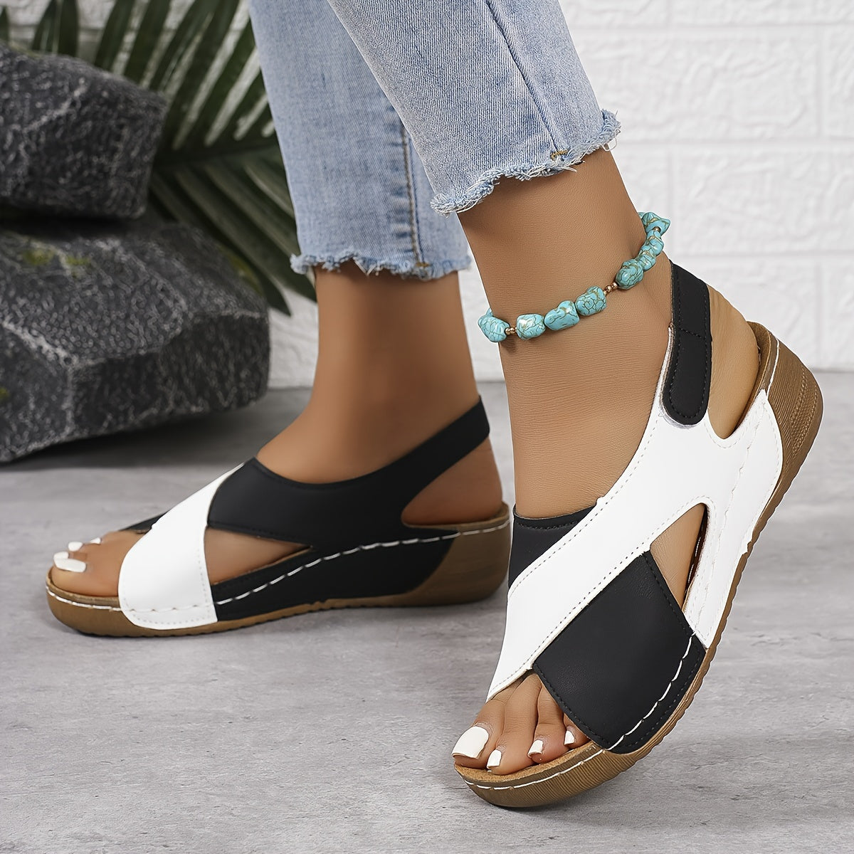 Marta - Sandalias ortopédicas cómodas para mujer, soporte