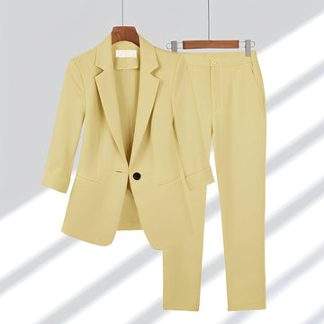 Myrtle - Conjunto de Traje Formal de Una Sola Fila de Botones