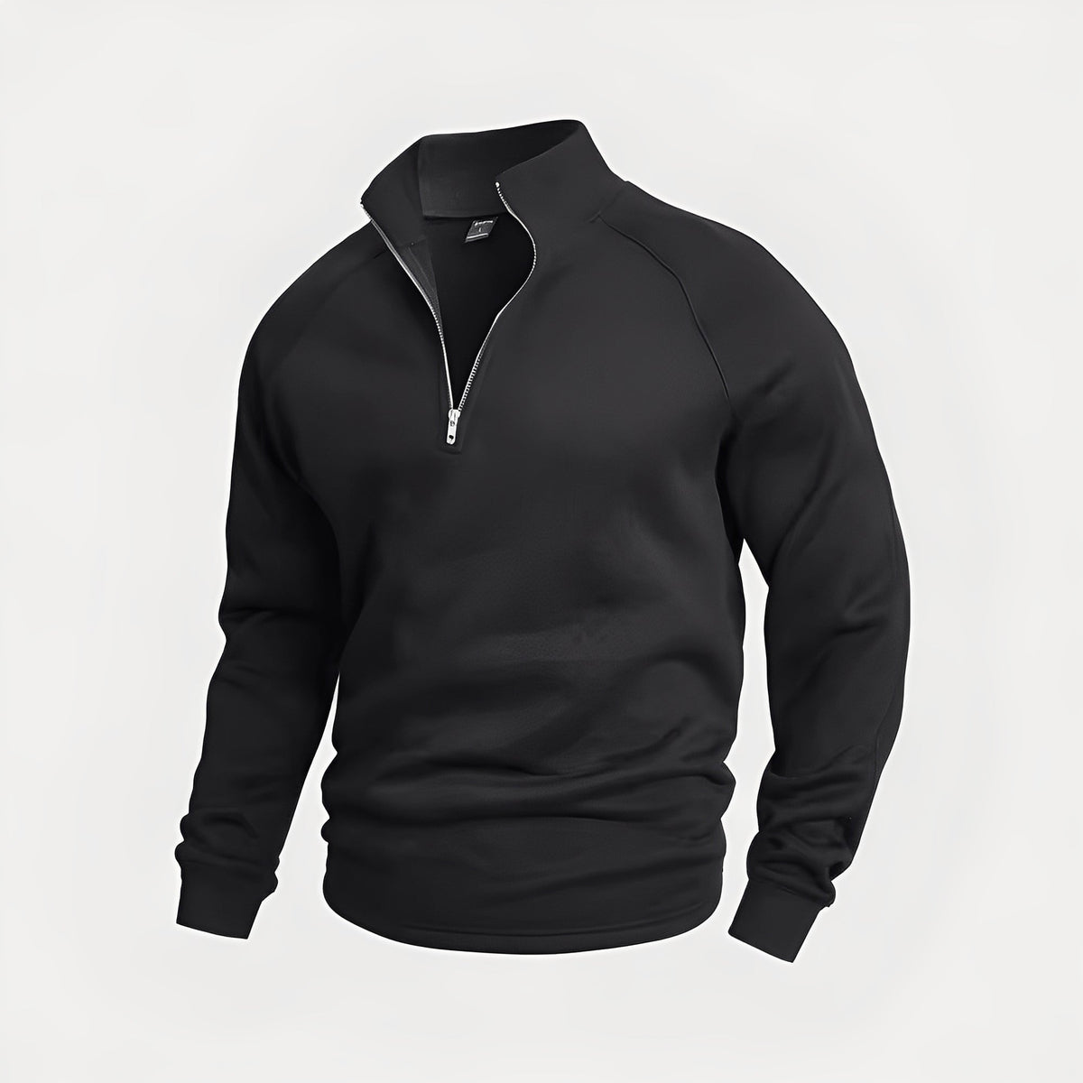 Wiley - Jersey confortable para hombre con cierre
