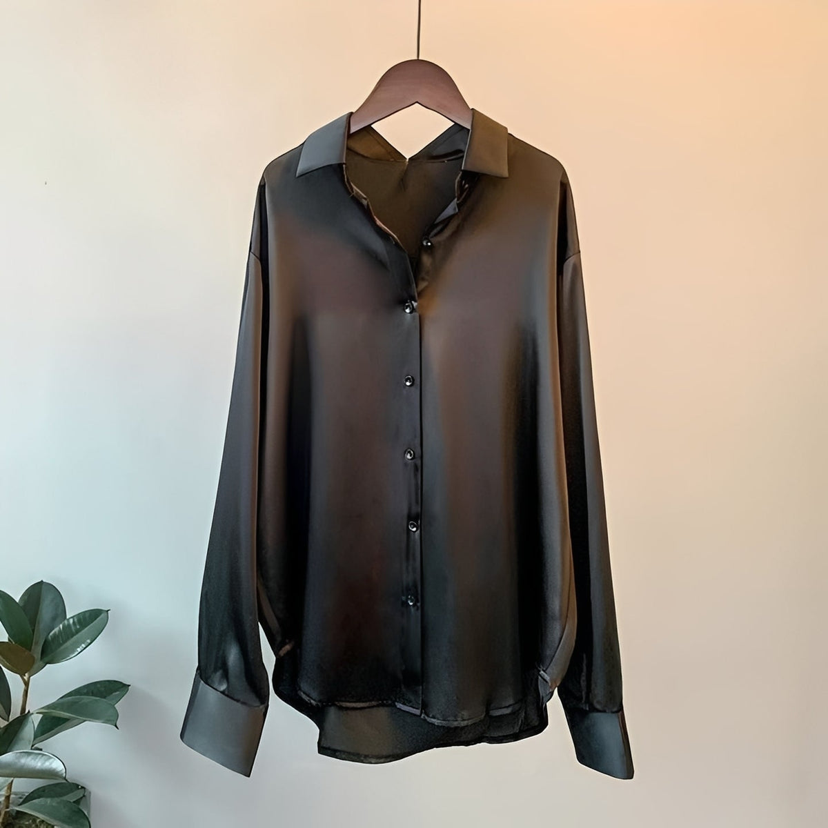 Ashley - Camisa Formal de Manga Larga