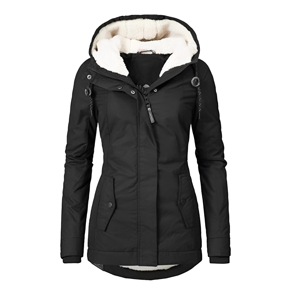 Earleen - Chaqueta confortable y abrigada con capucha