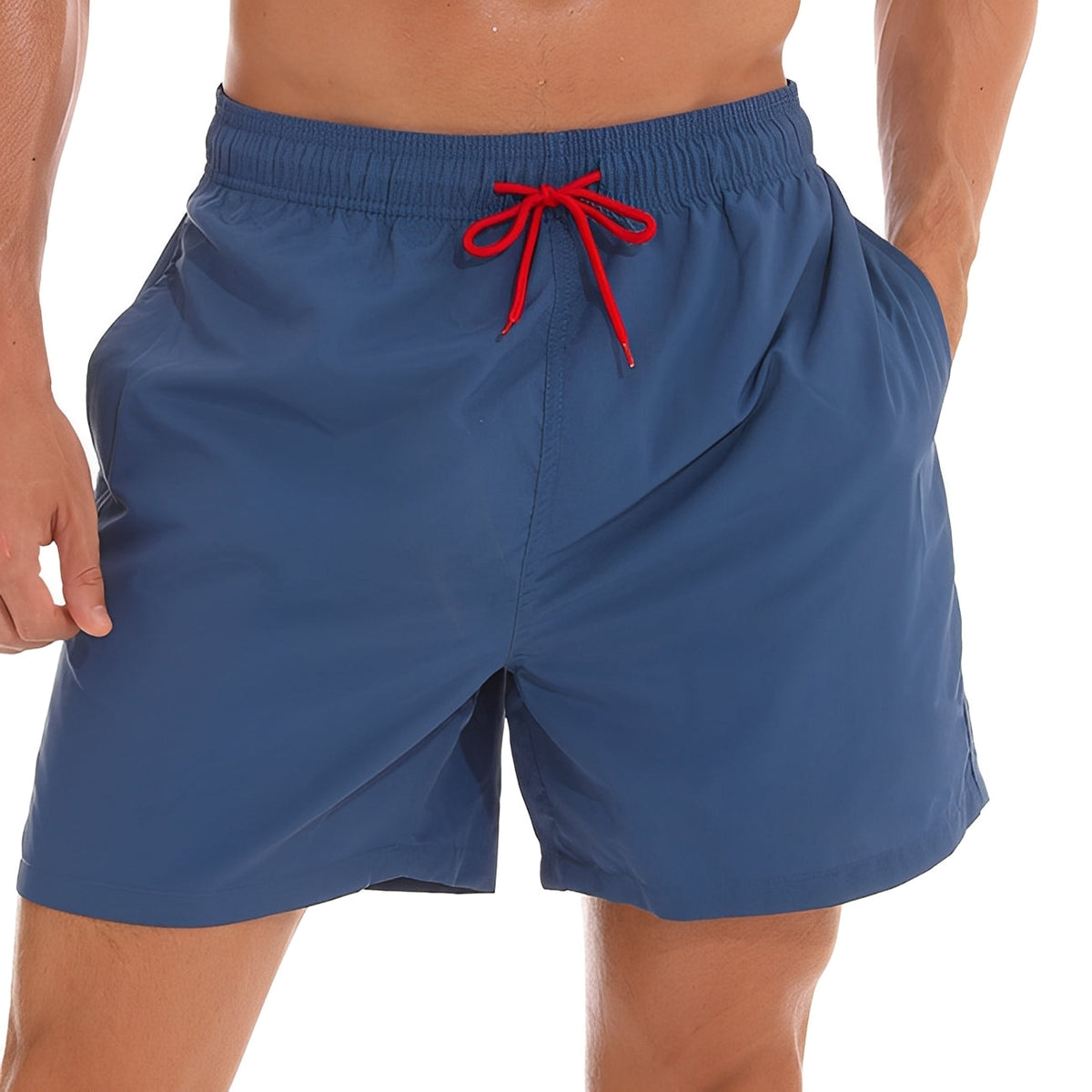 Aaron - Pantalones cortos de baño casuales, de secado rápido para hombres