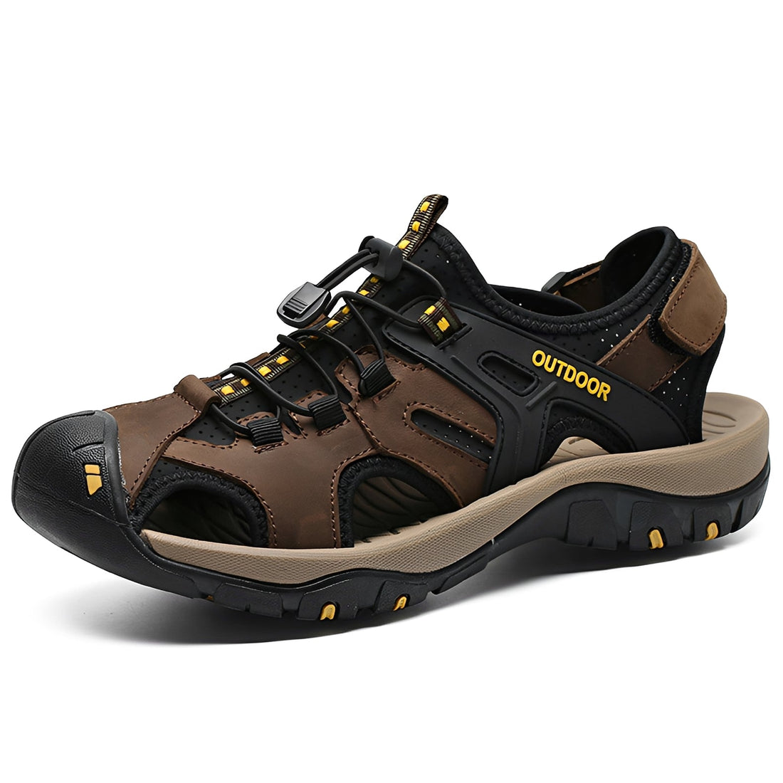 Ralph - Sandalias de Senderismo Casual con Punta Cerrada