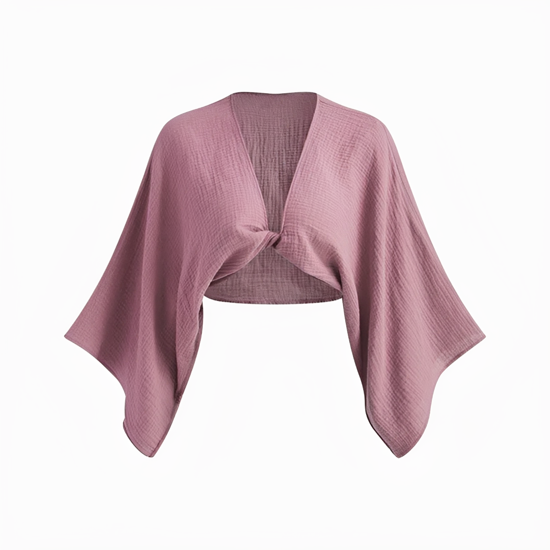 Arabella - Camisa Elegante con Lazo Frontal