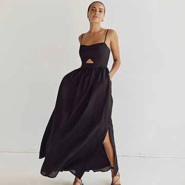Meadel - Vestido largo sin mangas elegante