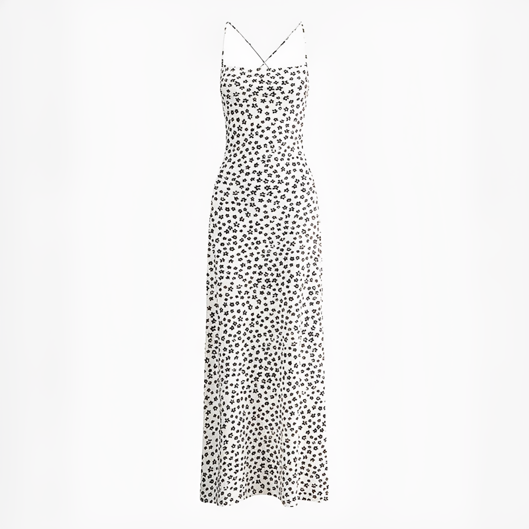 Emily - Vestido largo fluido con tirantes