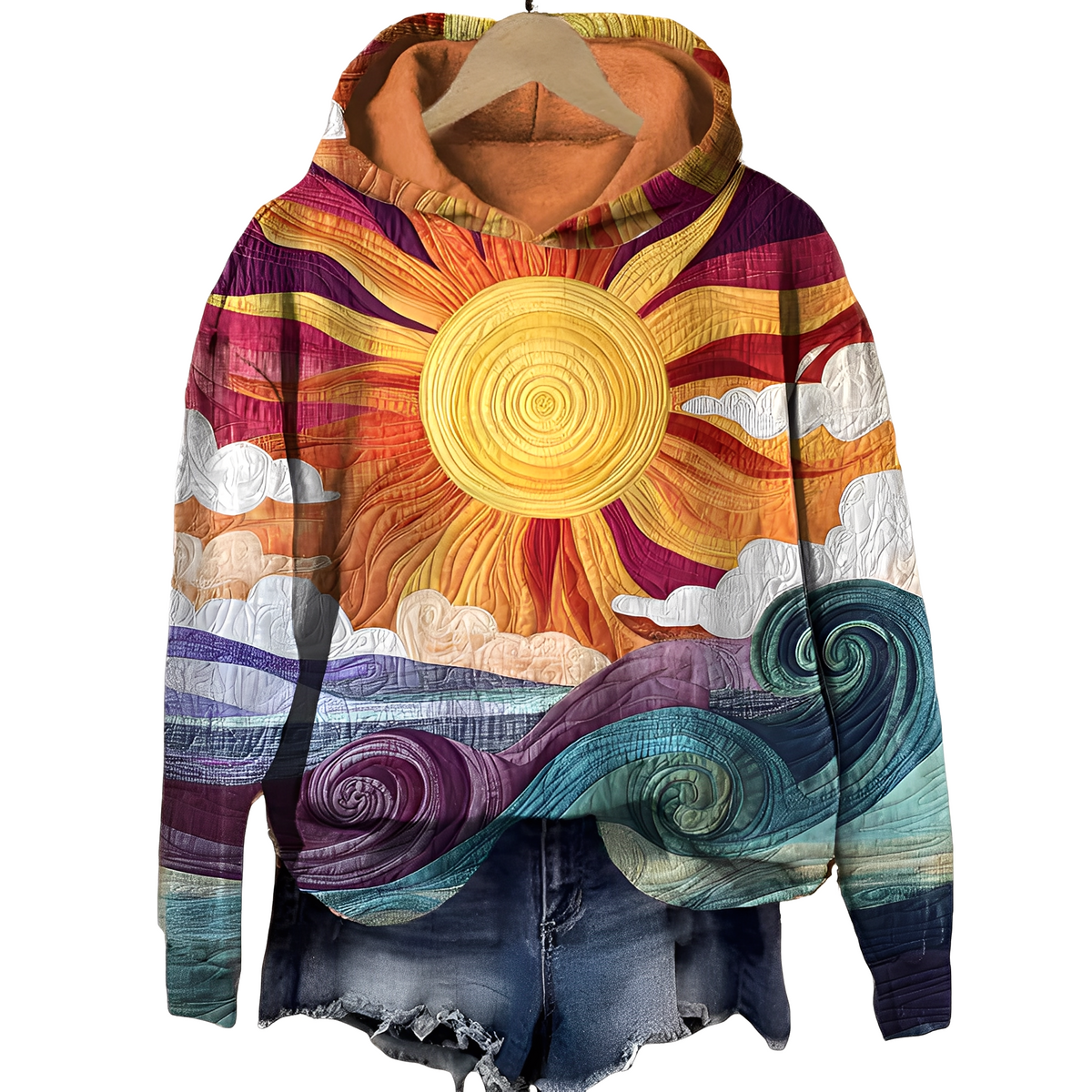 Matilda - Clásico, estilo hoodie para damas