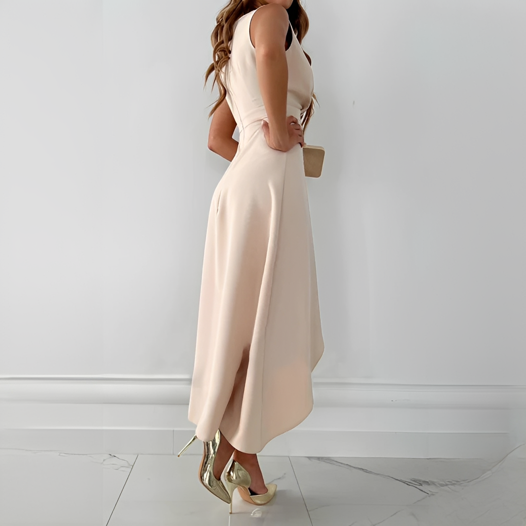 Monic - Vestido Midi Plisado