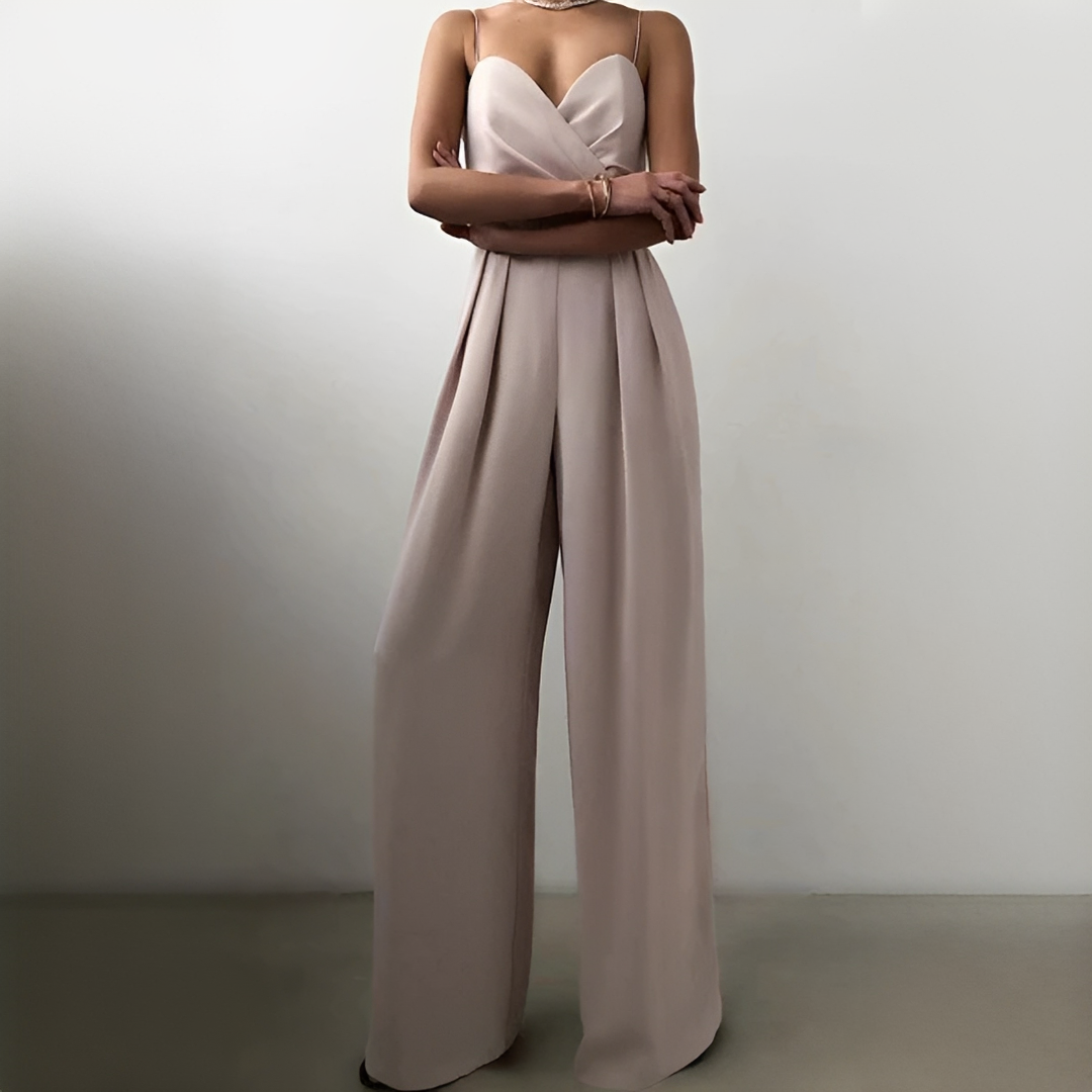Glysha - Conjunto elegante de pierna ancha para mujer