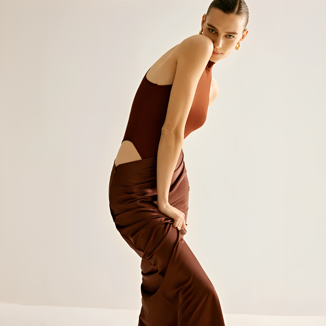 Shyanne - Vestido Maxi Ajustado a la Moda