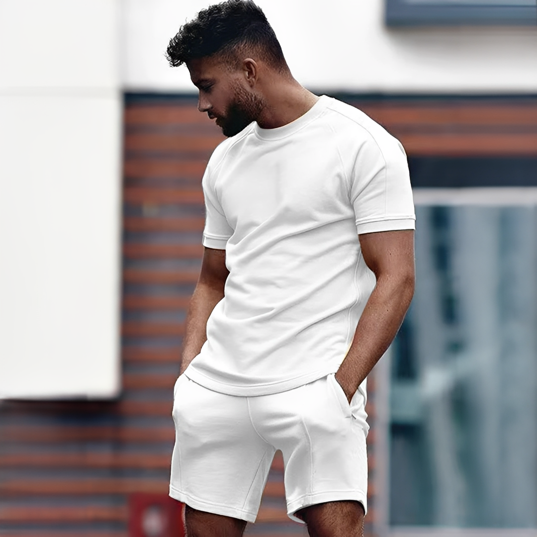 Drake - Set de camiseta y short para hombre - para días cálidos