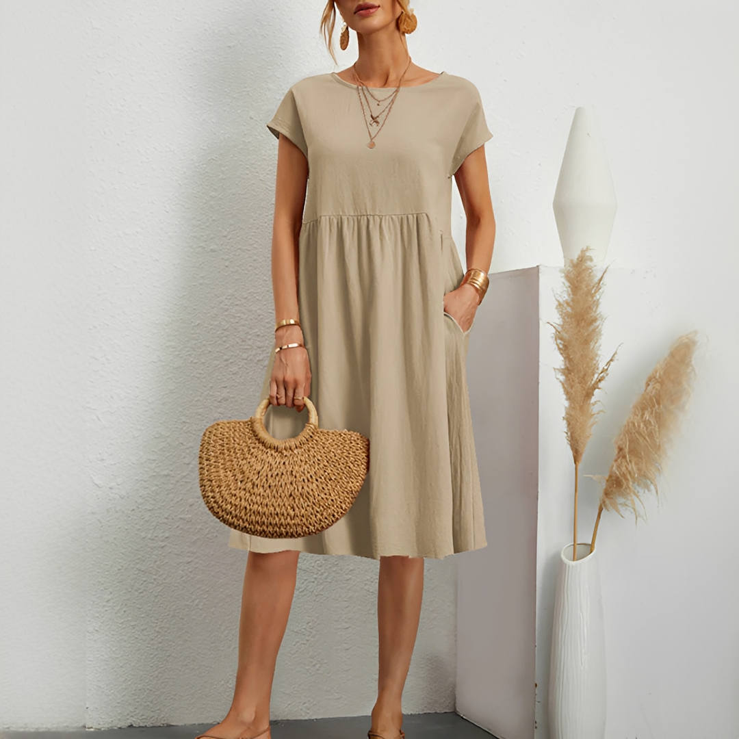 Evalyn - Vestido Midi Sofisticado