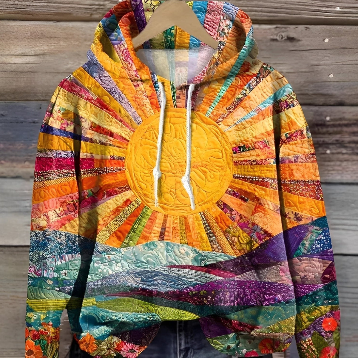 Séraphine - sudadera con capucha imprimida digital para mujeres