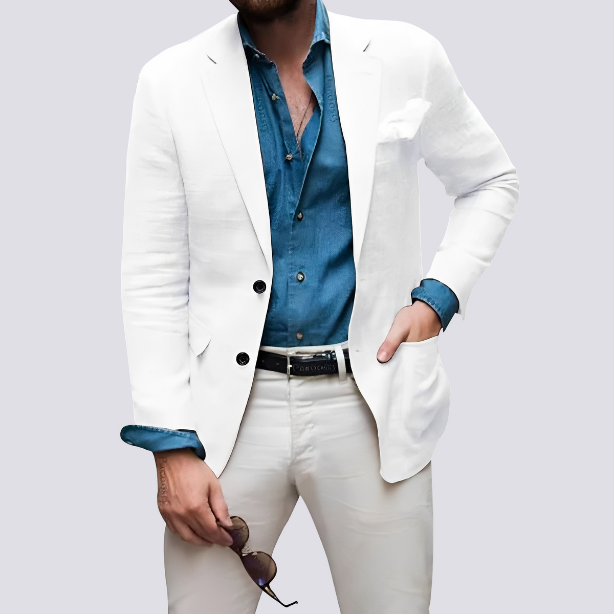 Glenn - Chaqueta elegante para hombres con botones